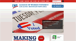 Desktop Screenshot of lwvlamv.org